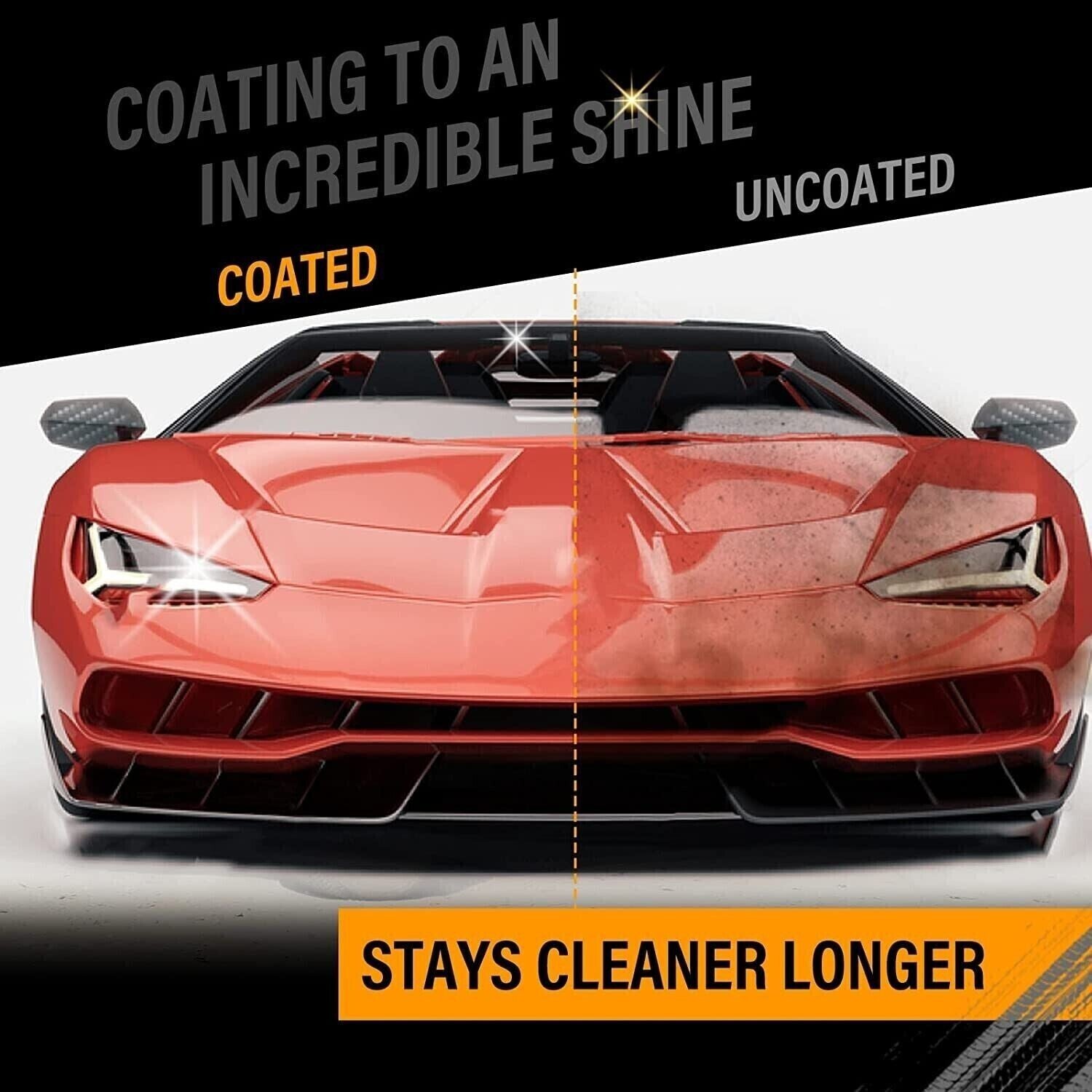 Ultimate Ceramic Coating Spray for Superior Car Protection - 120ML Hydrophobic Formula