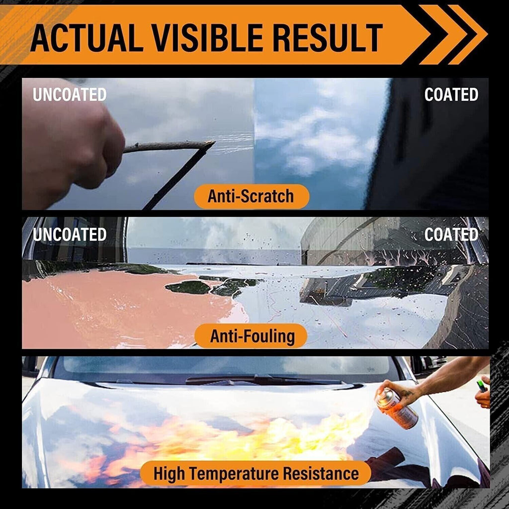 Ultimate Ceramic Coating Spray for Superior Car Protection - 120ML Hydrophobic Formula