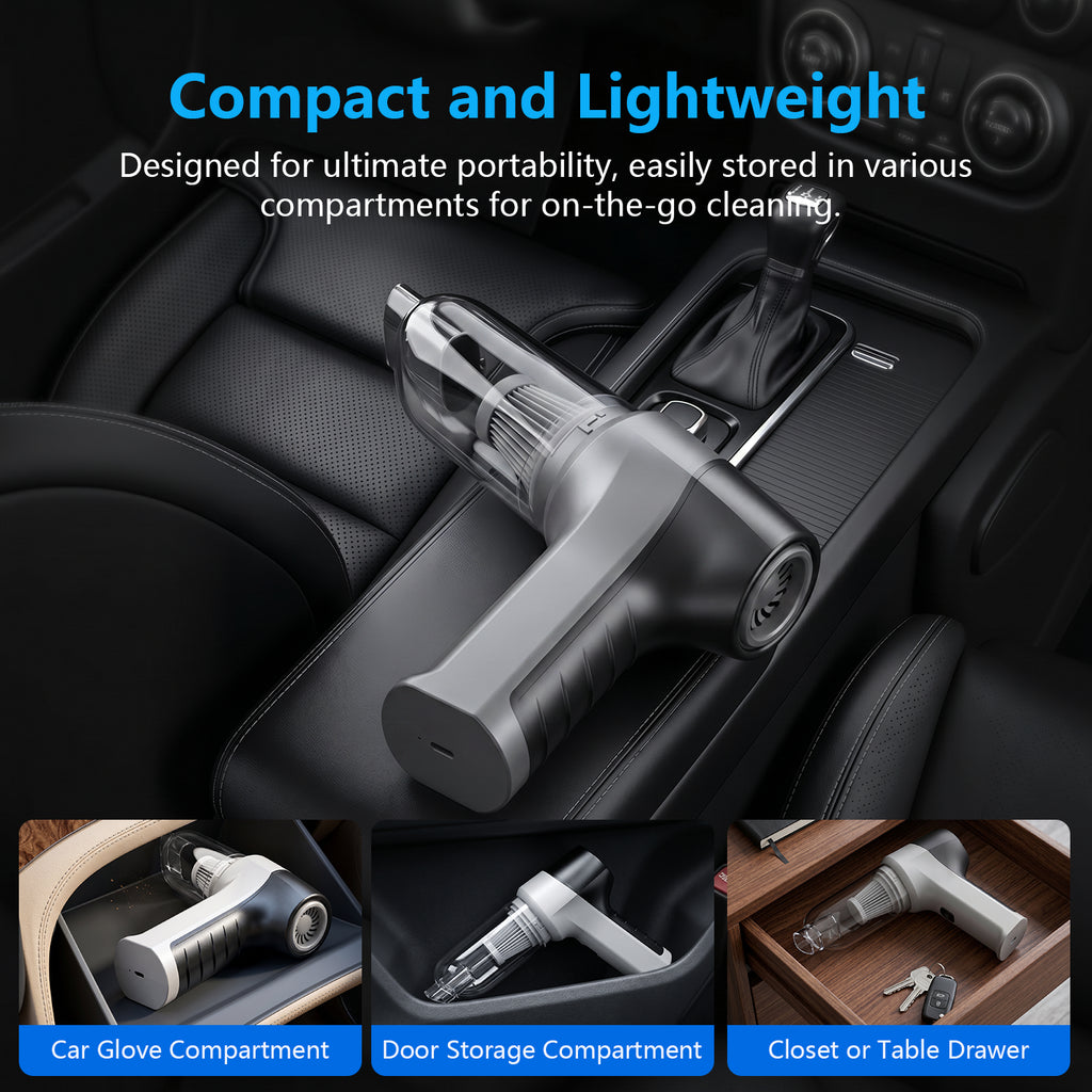 Cordless Handheld Vacuum Cleaner Small Mini Portable Car Auto Home Wireless