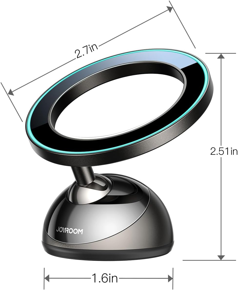 Revolutionary MagSafe Car Mount - All-Metal Magnetic Phone Holder with Unmatched Strength for iPhone 16/15/14/13/12 - Ultimate Dash Mounting Solution!