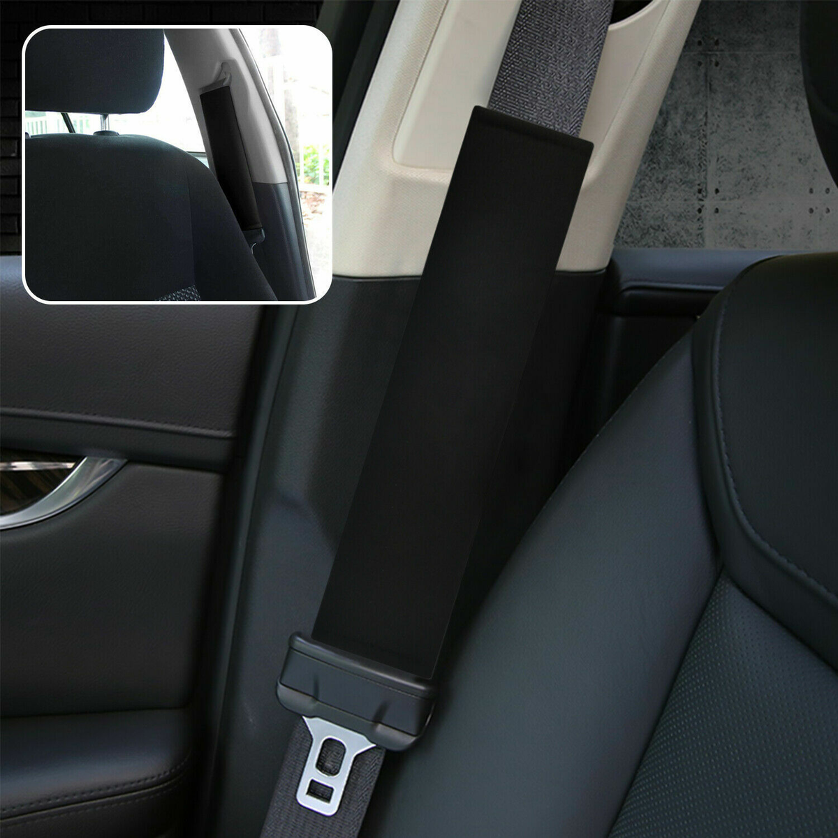 Soft Seat Belt Covers — Set of 4 | Universal Fit
