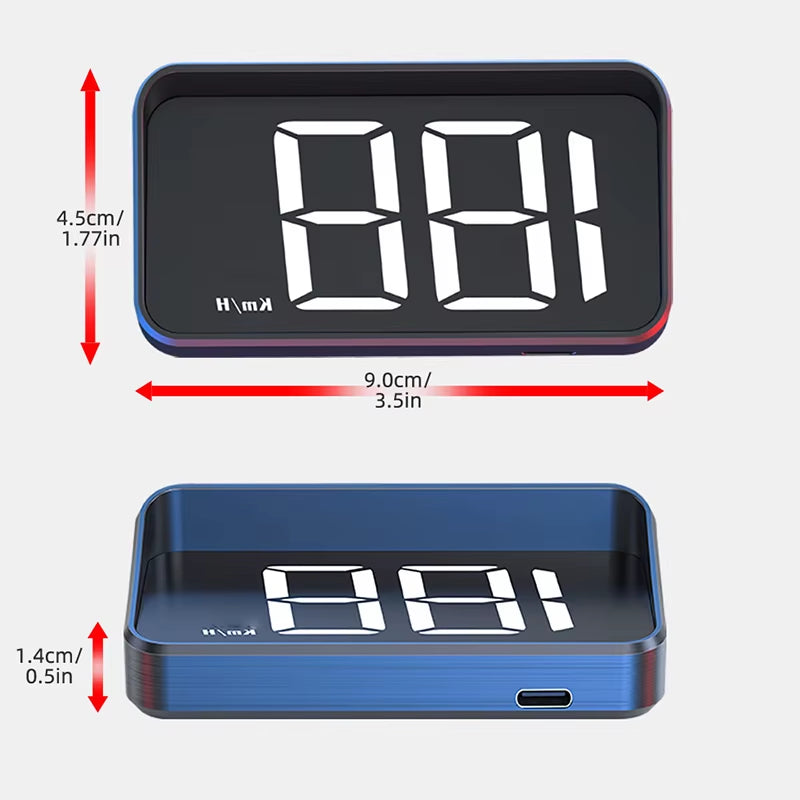 Revolutionary Car Speedometer HUD: Digital GPS Head-Up Display for Accurate Speed Tracking