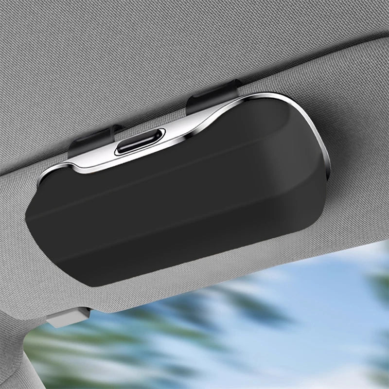 Elevate Your Driving Experience with the Universal Clip-On Car Sunglasses Holder – Soft-Lined, Anti-Scratch, and Durable for All Vehicles!