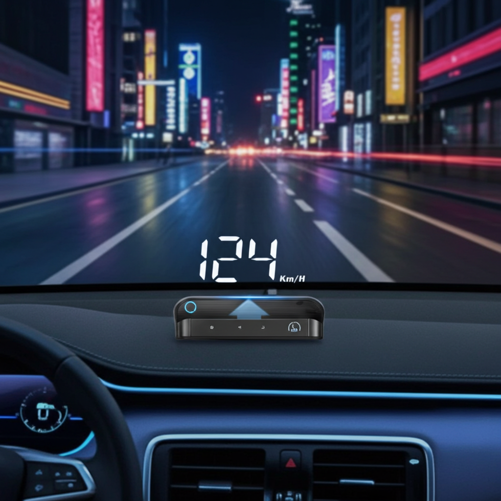 OBD2 HUD Head Up Display — Speed, Temp & Voltage | VELOX