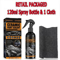 Ultimate Ceramic Coating Spray for Superior Car Protection - 120ML Hydrophobic Formula