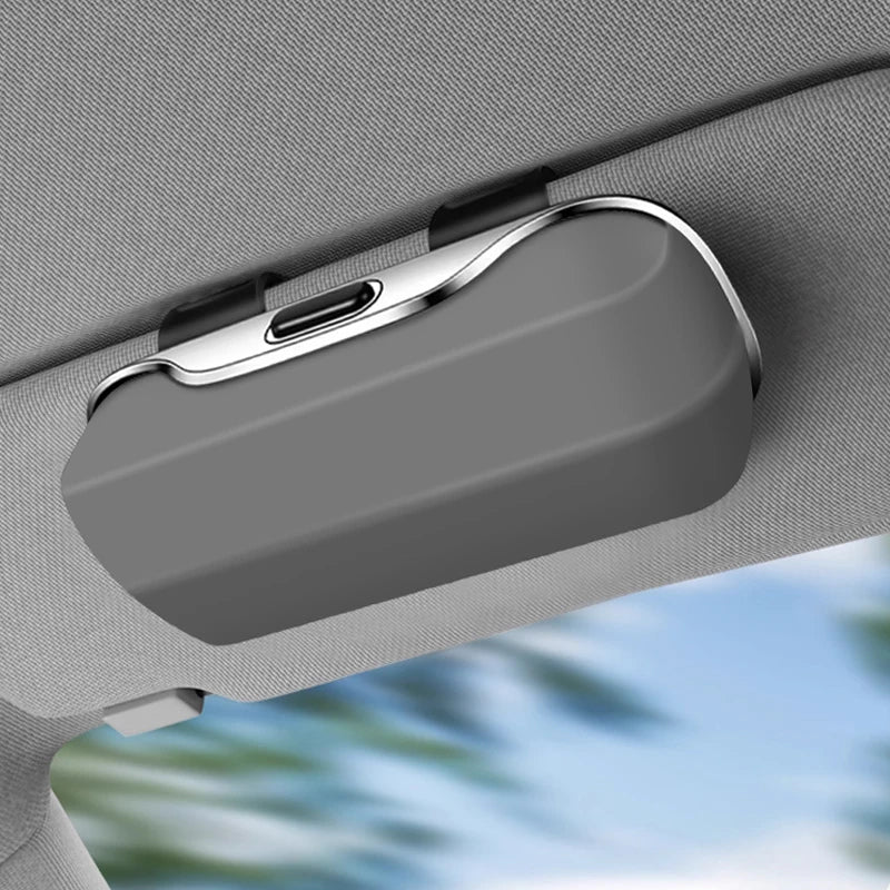 Elevate Your Driving Experience with the Universal Clip-On Car Sunglasses Holder – Soft-Lined, Anti-Scratch, and Durable for All Vehicles!