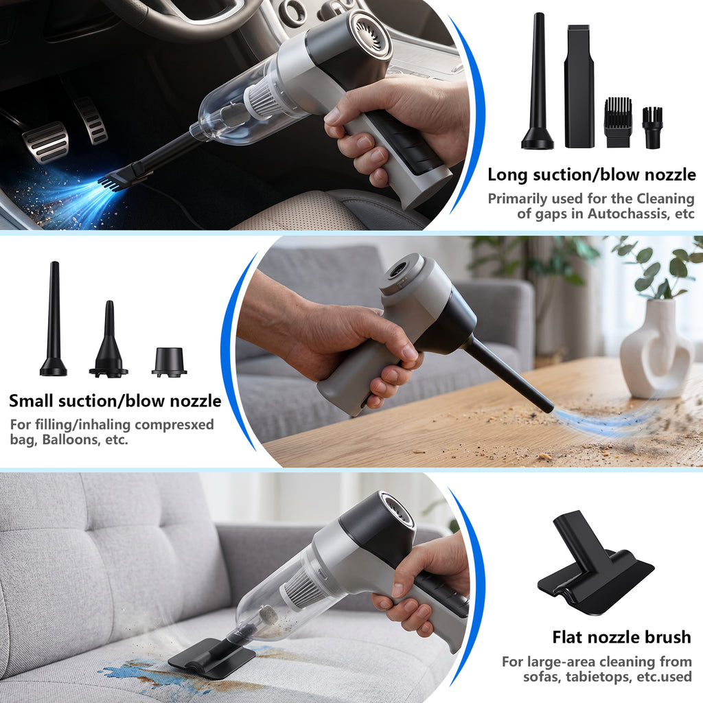 Cordless Handheld Vacuum Cleaner Small Mini Portable Car Auto Home Wireless