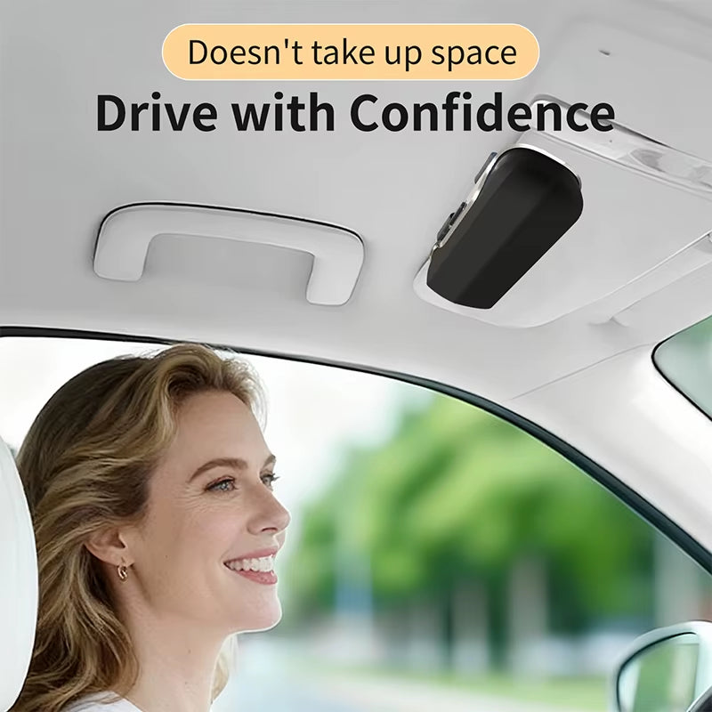 Elevate Your Driving Experience with the Universal Clip-On Car Sunglasses Holder – Soft-Lined, Anti-Scratch, and Durable for All Vehicles!