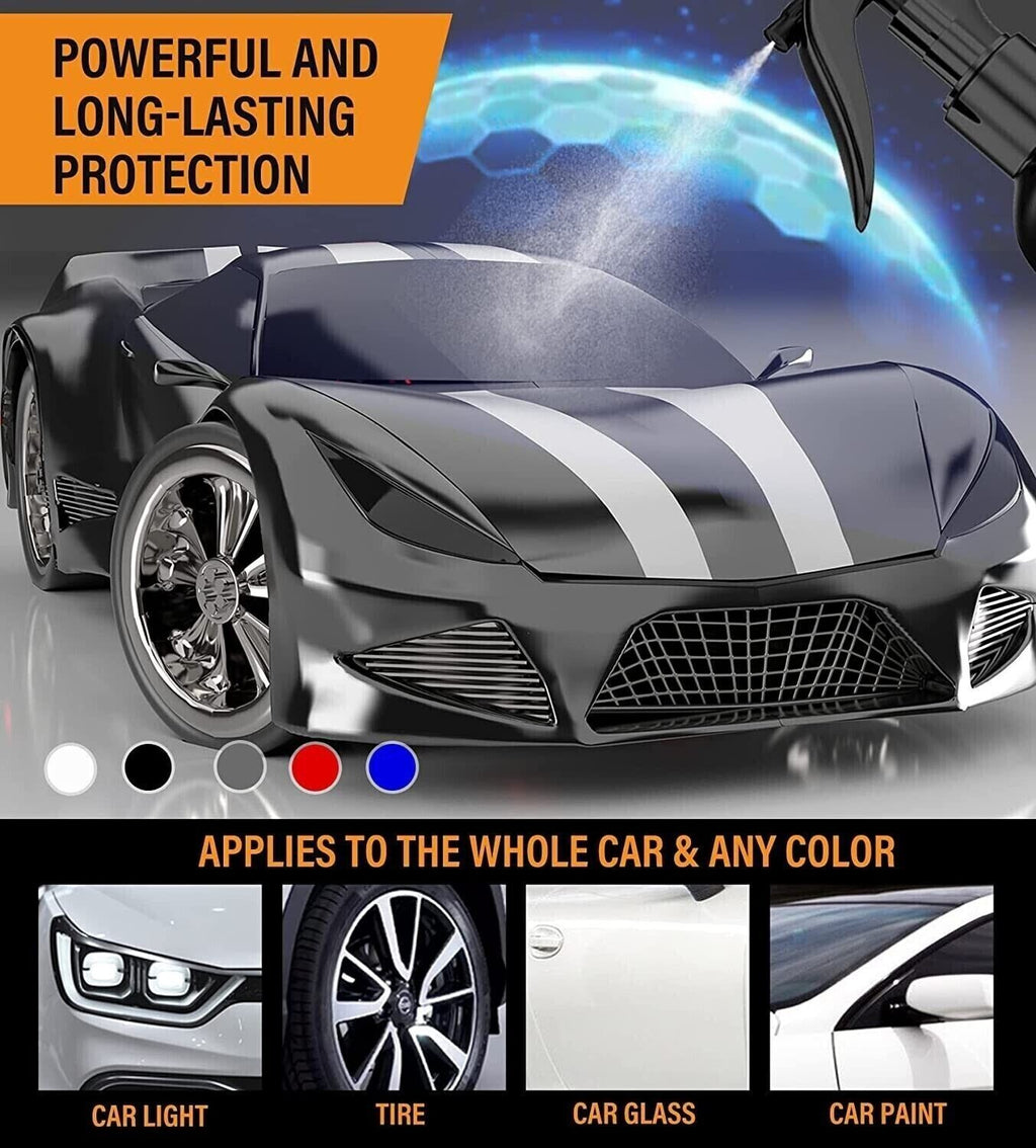 Ultimate Ceramic Coating Spray for Superior Car Protection - 120ML Hydrophobic Formula