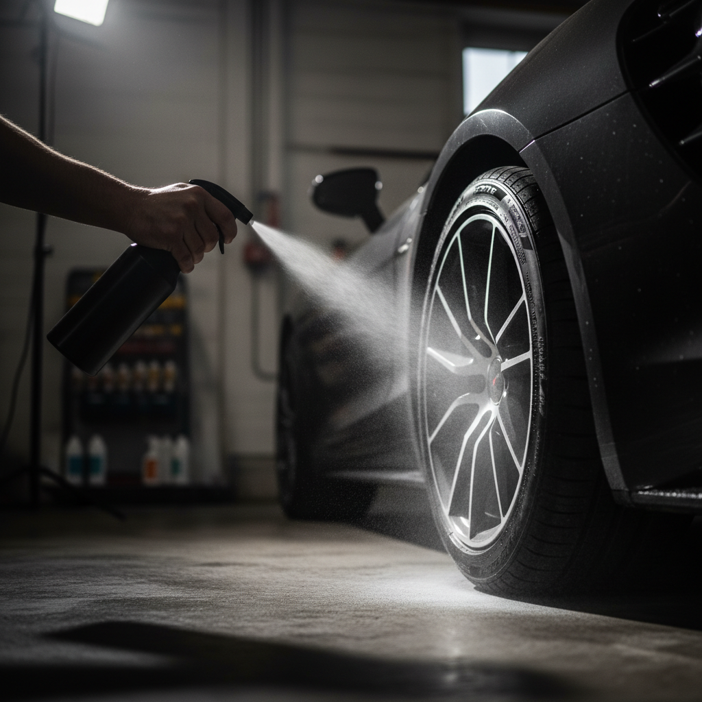 Ceramic Tire Coating Spray — Hydrophobic Shine & Protection | VELOX