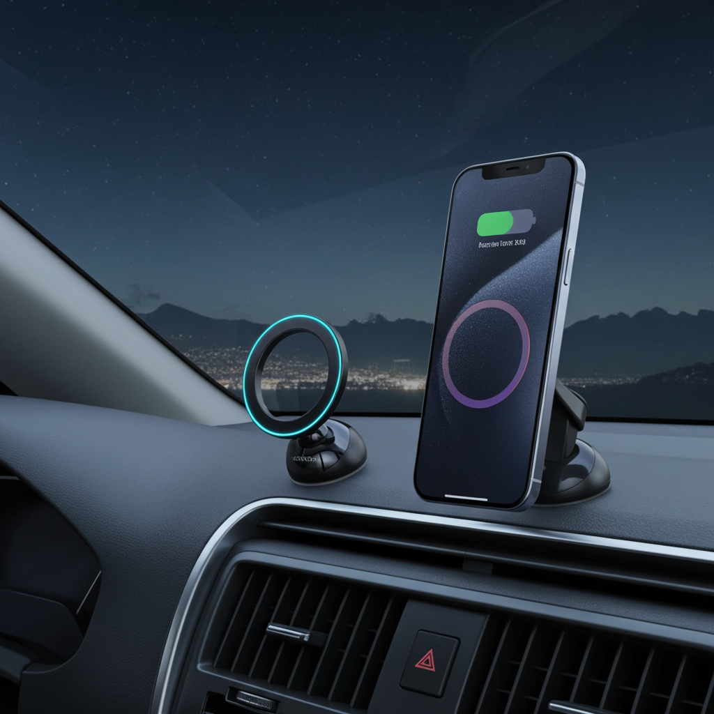 MagSafe Car Mount – Magnetic Phone Holder for iPhone 12-16