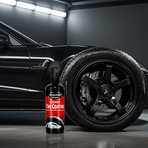 Ceramic Tire Coating Spray — Hydrophobic Shine & Protection | VELOX