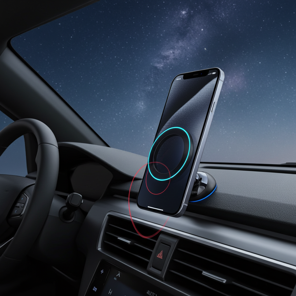MagSafe Car Mount – Magnetic Phone Holder for iPhone 12-16