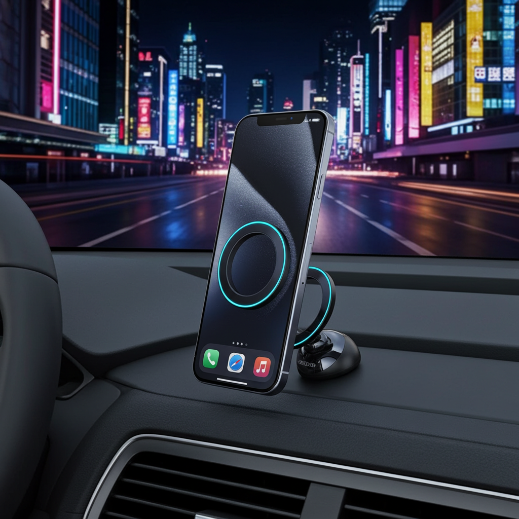 MagSafe Car Mount – Magnetic Phone Holder for iPhone 12-16