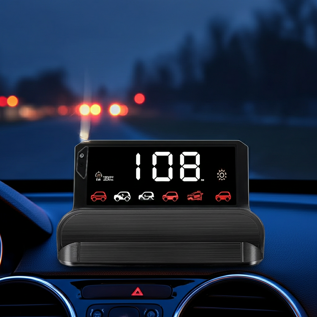 OBD2 HUD Head Up Display — Speed, Temp & Voltage | VELOX