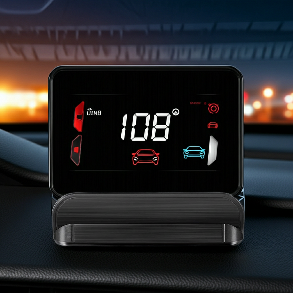 OBD2 HUD Head Up Display — Speed, Temp & Voltage | VELOX