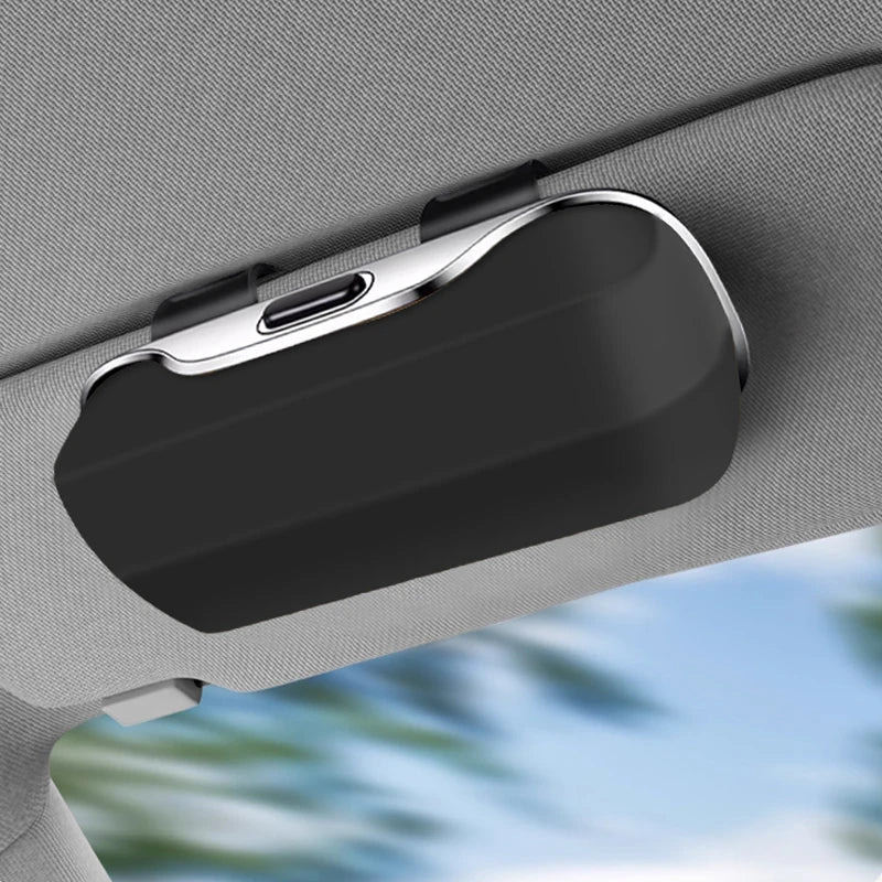 Elevate Your Driving Experience with the Universal Clip-On Car Sunglasses Holder – Soft-Lined, Anti-Scratch, and Durable for All Vehicles!