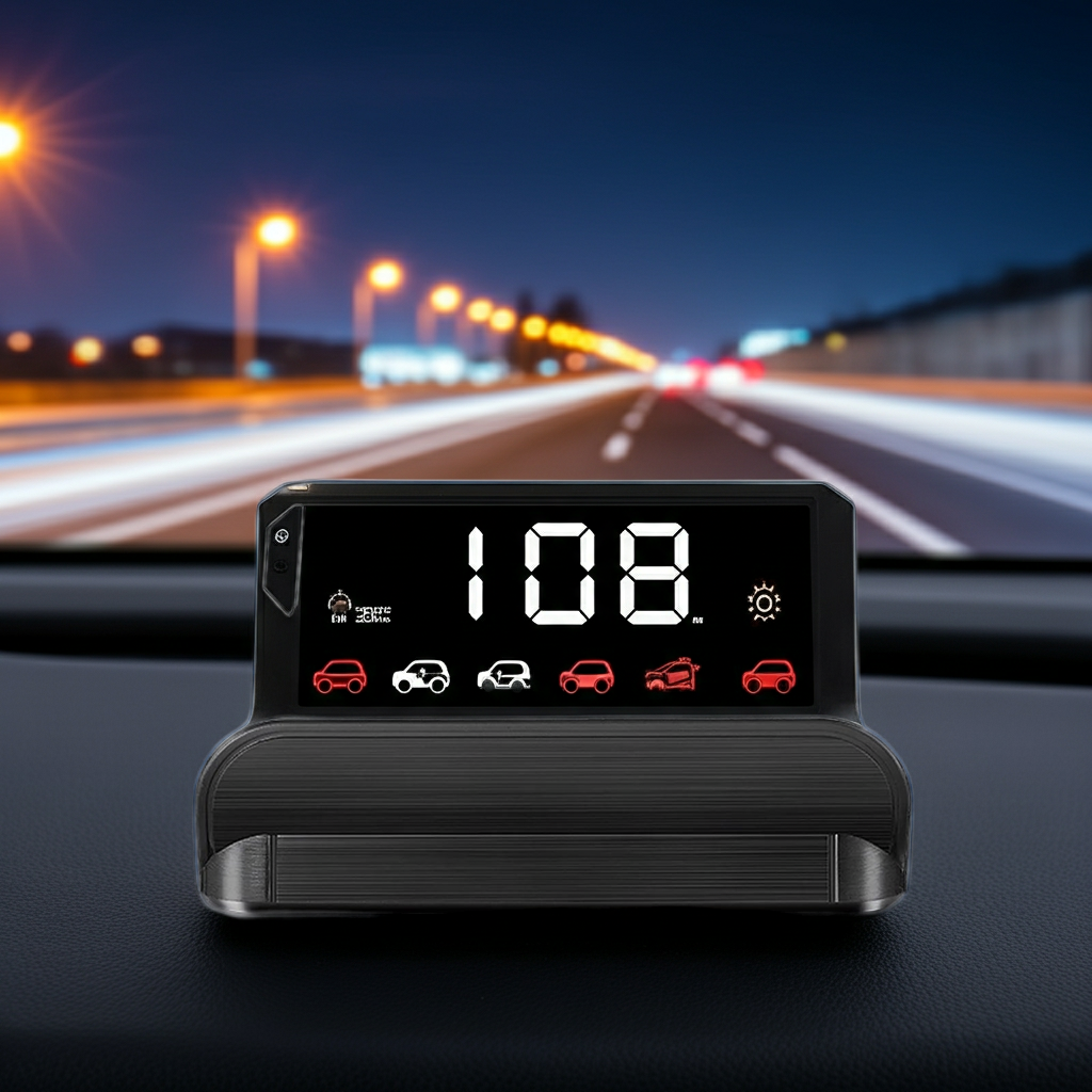 OBD2 HUD Head Up Display — Speed, Temp & Voltage | VELOX