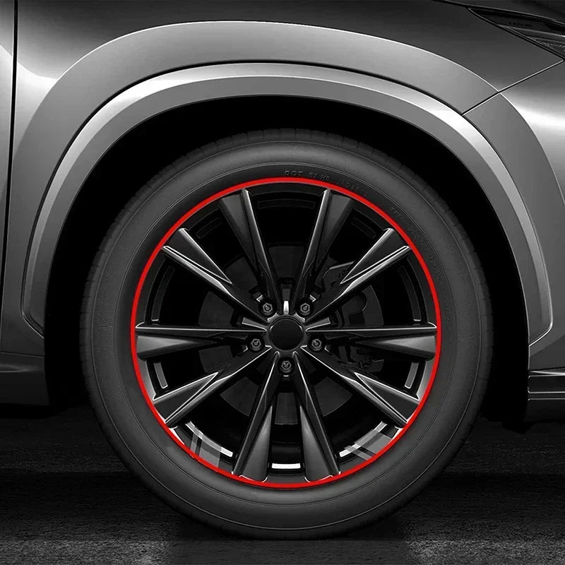 Wheel Rim Protector Strip – Stylish Decoration for Car Wheels, Anti-Collision, Durable, Universal Fit, Easy Installation