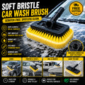 Soft Bristle Car Wash Brush Head- Gentle Auto Cleaning Tool