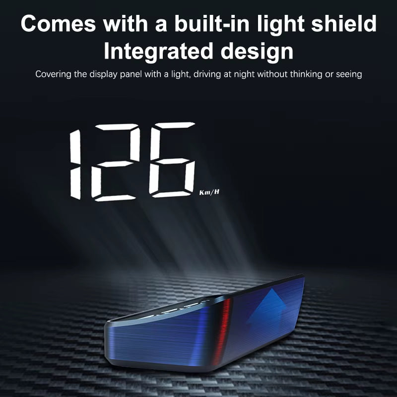 Revolutionary Car Speedometer HUD: Digital GPS Head-Up Display for Accurate Speed Tracking