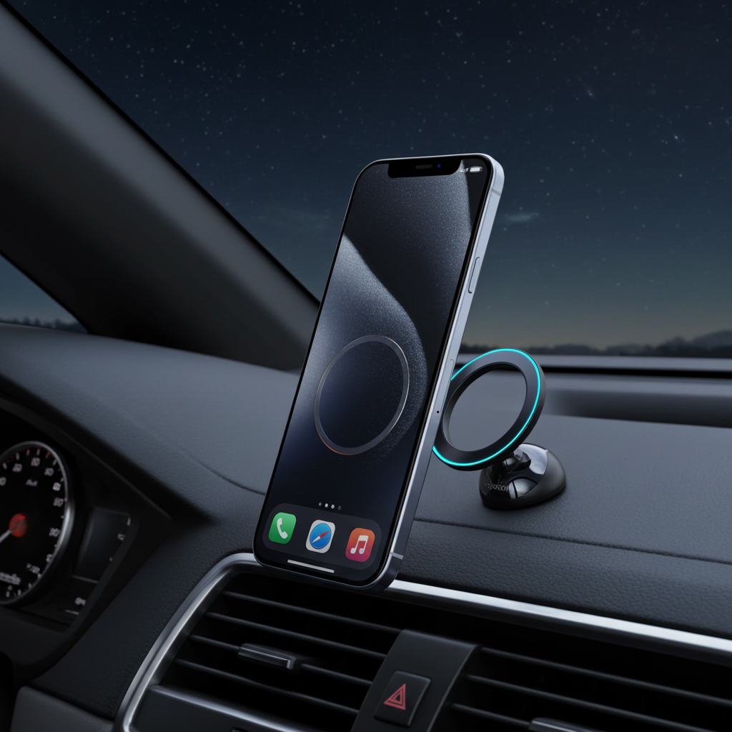 MagSafe Car Mount – Magnetic Phone Holder for iPhone 12-16