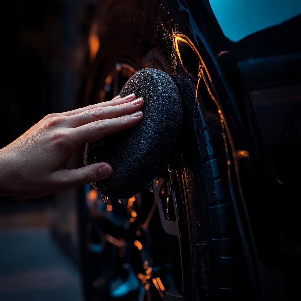 Ceramic Tire Coating Spray — Hydrophobic Shine & Protection | VELOX