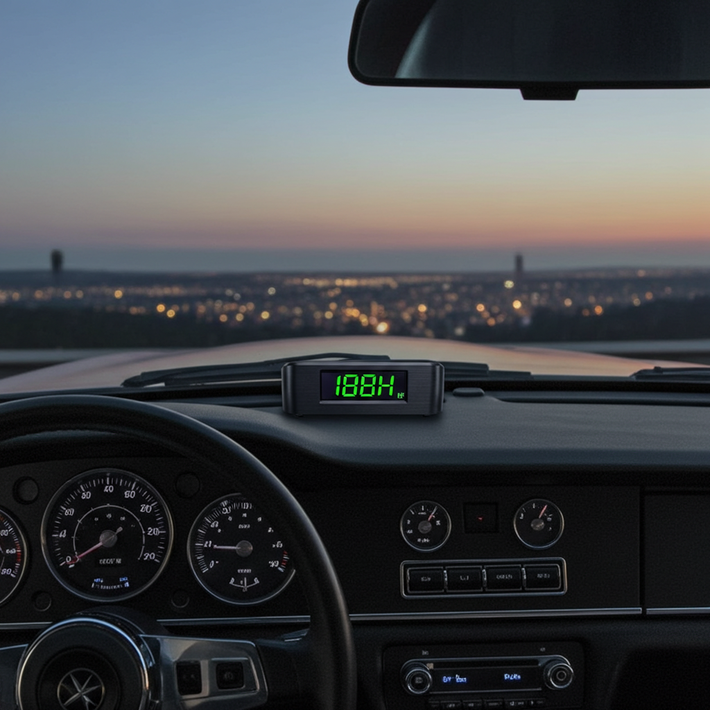 VELOX GPS Head-Up Display — Digital Speedometer HUD