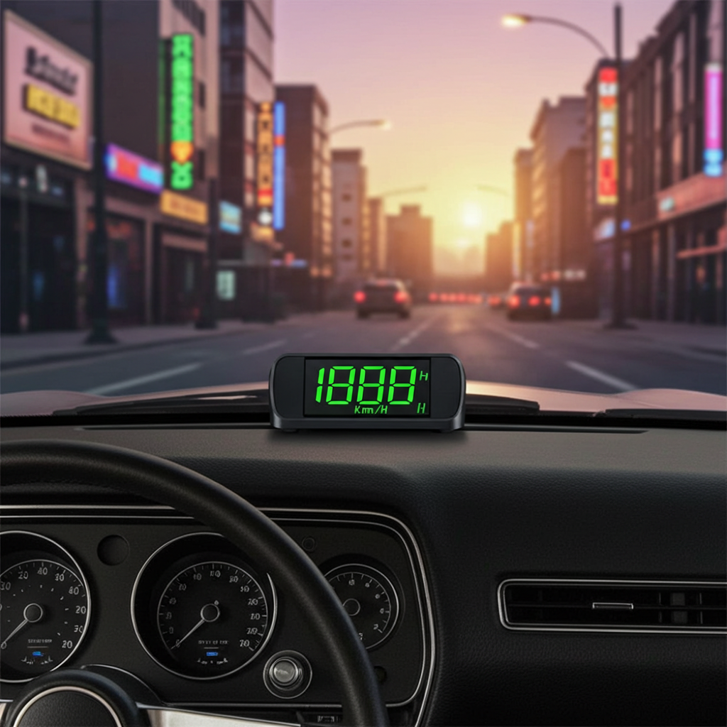 VELOX GPS Head-Up Display — Digital Speedometer HUD