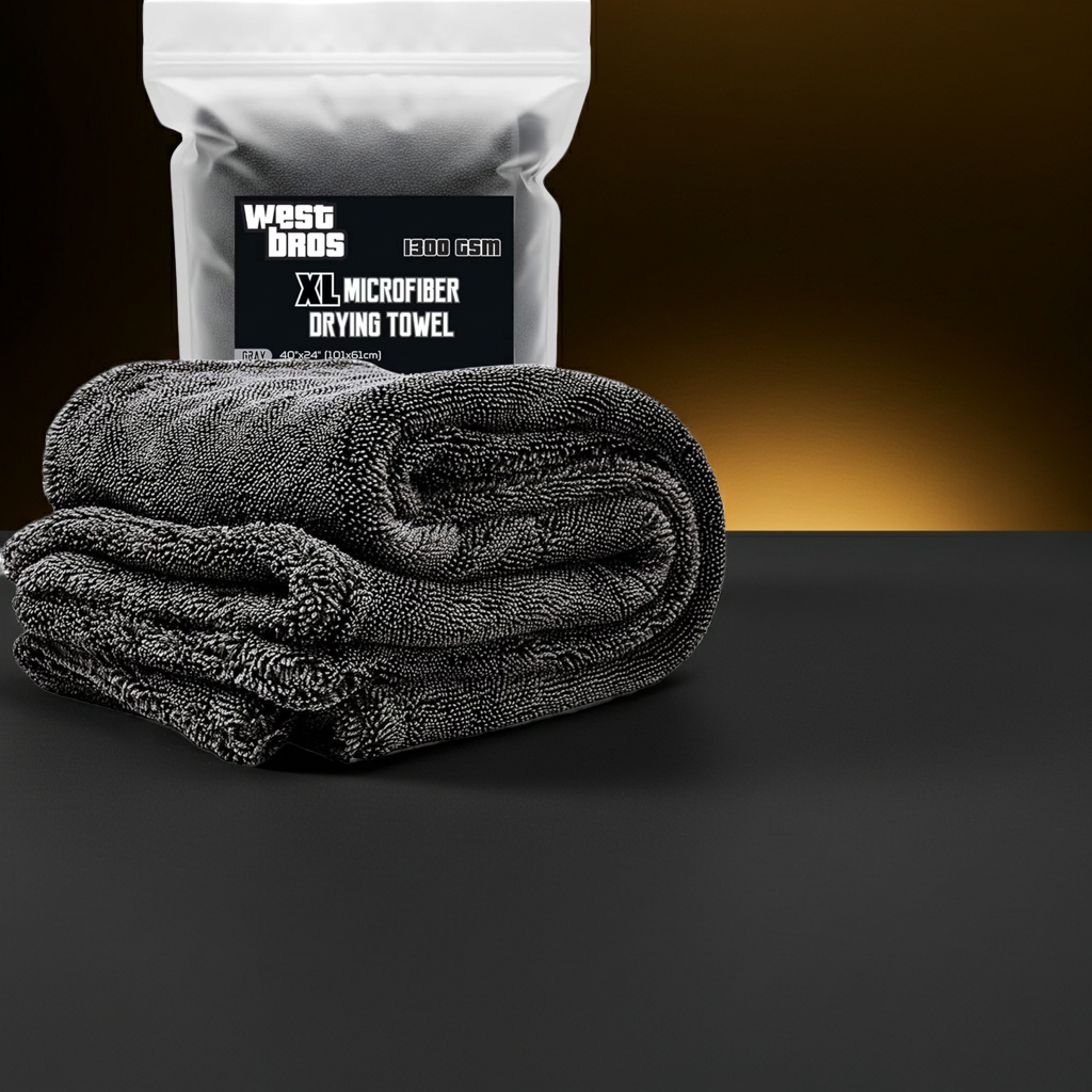 1300 GSM Microfiber Car Drying Towel — Ultra-Absorbent Detailing Cloth | VELOX