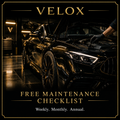 VELOX Car Maintenance Checklist Product Image