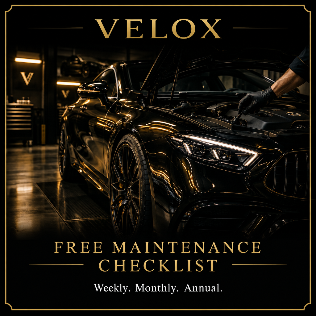 VELOX Car Maintenance Checklist Product Image